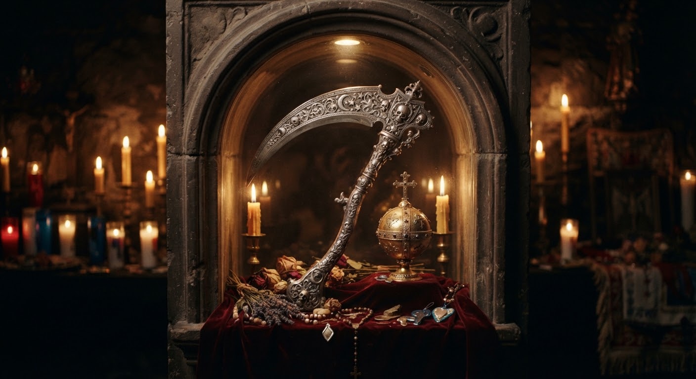 The Celestial Scales & The Scythe: Symbols of Impartial Mercy, Not Dread